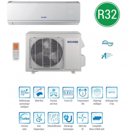 AIR-CONDITIONING INVERTER R410 MONO SPLIT 5275W 220-240V - PYZQ4