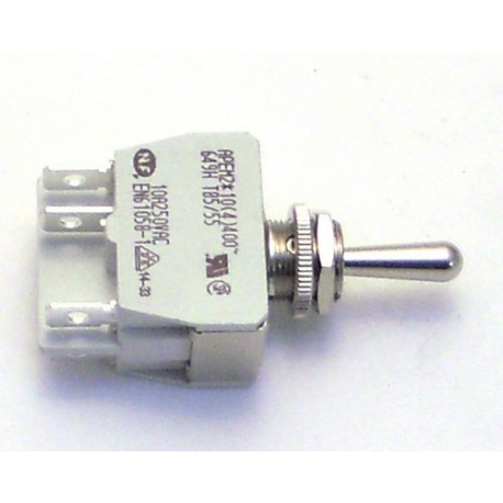 INTERRUPTOR A PALANCA M12X0.75 2POLES 250V 15A CONECCION - TIQ11744