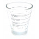 VERRE DOSEUR GRADUE ESPRESSO L:45MM L:45MM H:65MM
