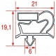 DICHTUNG FUR TISCH COOLED TRMP2010 VON TURE MIT - VFQ6576