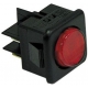 INTERRUPTEUR 27.8X25MM ROUGE LUMINEUX 2CO 250V 16A - TIQ665586