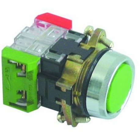 PUSH BUTTON 1NC/1NO GREEN ORIGIN - TIQ77933