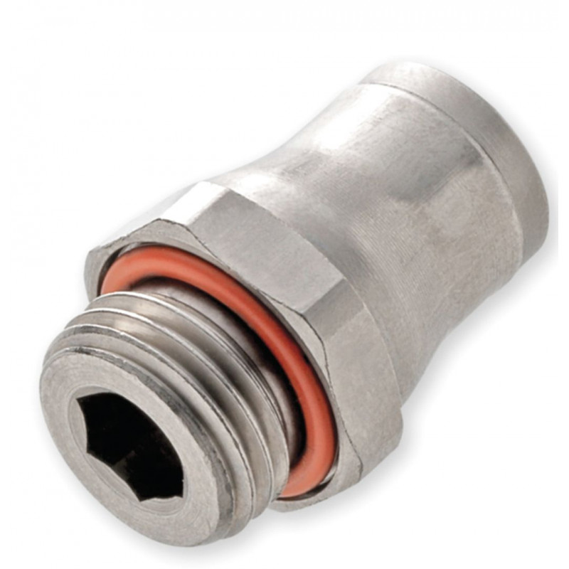 RACCORD LEGRIS AVEC JOINT DROIT H:17MM INOX