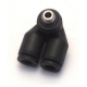 FITTING LEGRIS BANJO DOUBLE Y PLASTIC M5X0.8XTUBE4XTUBE4 - IQY660