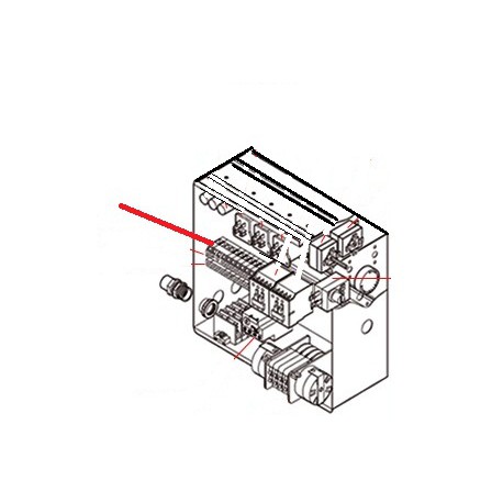 TERMINAL BLOCK TERRE 1 PHASE 16MM GENUINE SILANOS