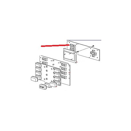 CARTE CLAVIER M2 DYSPLAY ORIGINE CIMBALI - PQ6356