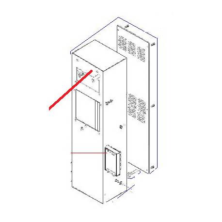 COLONNE RAL1013 EQ BM20 ORIGINE DITO SAMA-ELECTROLUX - QFQ5H5250