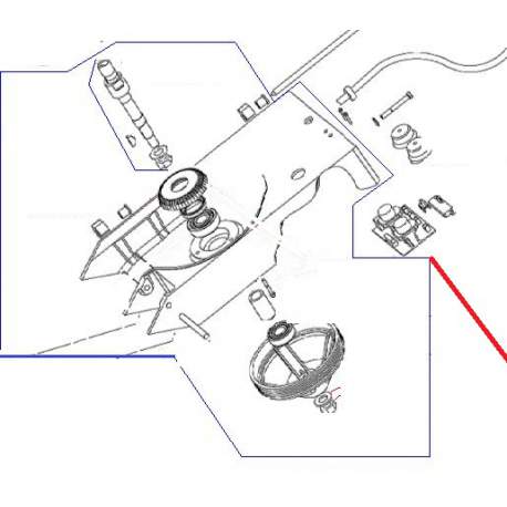 BODY EQUIPPED TRS OUT PULLEY GENUINE DITO SAMA