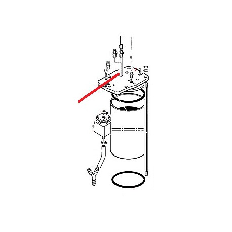 CORPS SUPERIEUR BOILER CAFE M3 ORIGINE CIMBALI - PQ6314