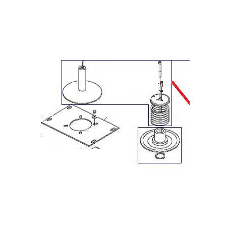 ENSEMBLE FLASQUES MOTEUR BM20 ORIGINE DITO SAMA-ELECTROLUX - QFQ5XD195