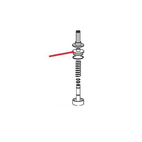 UPPER PISTON FLASK D44MM ORIGIN CIMBALI - PQ6402