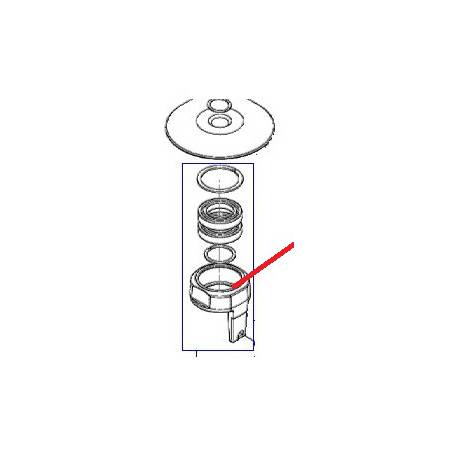 FLASQUE RECEPT + BALADEUR BM20 ORIGINE DITO SAMA-ELECTROLUX - QFQ5H5001
