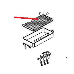 GRILLE SUPERIEURE RECTANGULAIR ORIGINE CIMBALI