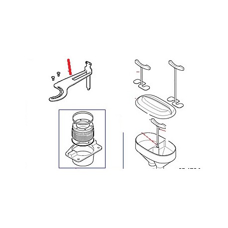 GRINDING WHEELS SETTING LEVER - PQ6227