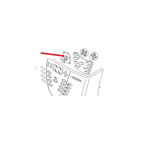 MEMBRANE TOUCHE SELECTION ORIGINE CIMBALI - PQ6350