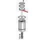 PISTON INFERIEUR D 50MM ORIGINE CIMBALI - PQ6419