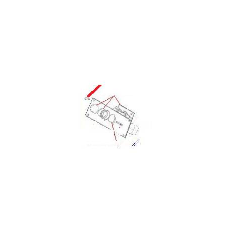 PLAQUE TABLEAU BORD STD 40L ORIGINE DITO SAMA-ELECTROLUX - QFQ5Q7014
