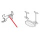 HANDLE WITH SHORT ROD - PQ6245