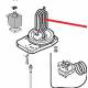 RESISTOR 2300W WITH FLASK ORIGIN CIMBALI - PQ6328