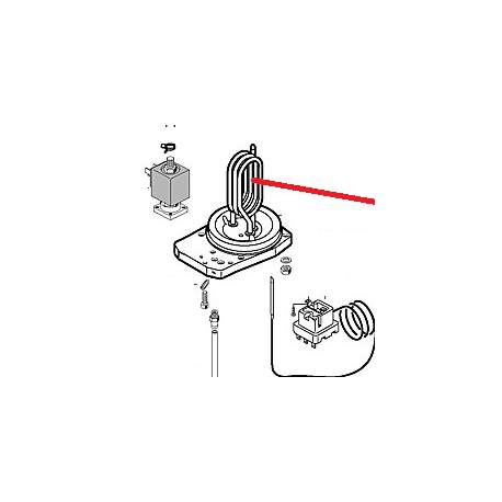 RESISTANCE 2300W AVEC FLASQUE ORIGINE CIMBALI - PQ6328