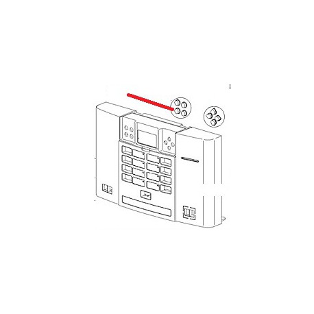 TOUCHES DYSPLAY RONDES ORIGINE CIMBALI - PQ6359