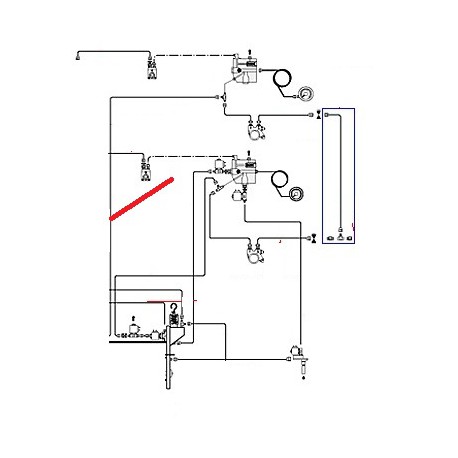 TUBE SUPPLY BOILER COFFEE GENUINE CIMBALI