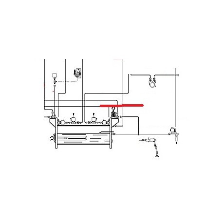 TUBE CHAUDIERE/ROBINET EAU ORIGINE CIMBALI - PQ6468