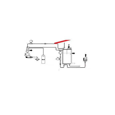 TUBE CHAUDIERE-PRESSOSTAT ORIGINE CIMBALI - PQ7541