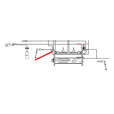 TUBE CHAUDIERE-ROBINET VAP G ORIGINE CIMBALI - PQ6467