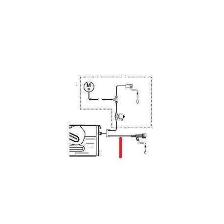 TUBE ROBINET VAPEUR A CHAUDIER ORIGINE CIMBALI - PQ6632