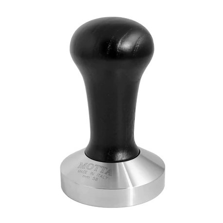 TAMPER SKIING FLAT HANDLE BLACK Ø57MM STAINLESS - IQ7302