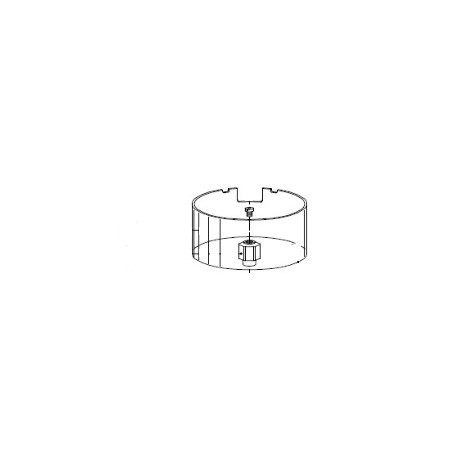 CYLINDER Ã˜ 120MM H 68MM PLEXIGLAS ORIGIN - zeq678