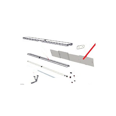 +++DELETED PART+++ PLEXIGLAS TURE SLIDING GERES II 1.5M L:710MM - SKQ6780