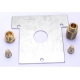KIT 4 INYECTORES + PLACAS METAL. HORNOS METRO 70 GAS DE CIUD