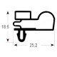GUARNIZIONE AMGNETIQUE A INCASTRARE PER ARMOIRES SLIM/ICE/TO - TIQ11220