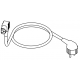 CABLE 3X0.75 L=0.60 COMBI LINE - NAVQ58526