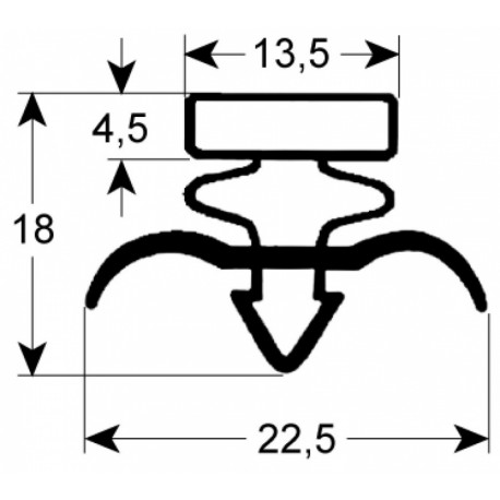 GASKET COLD L:495MM L:615MM - TIQ11437