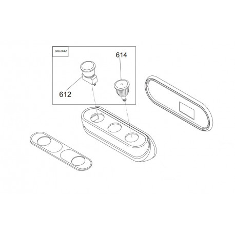 SET BUTTONS OF CONTROL GENUINE - FEQ7997