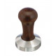 TASADOR BASE ACERO PLANO - MANGO EN MADERA BRUN MOTTA Ø58MM - IQ8698