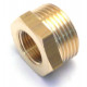 REDUCTION HEX 1/8 F - 3/8" M BRASS"