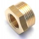 REDUCTION HEX 3/4 M - 3/8" F BRASS"