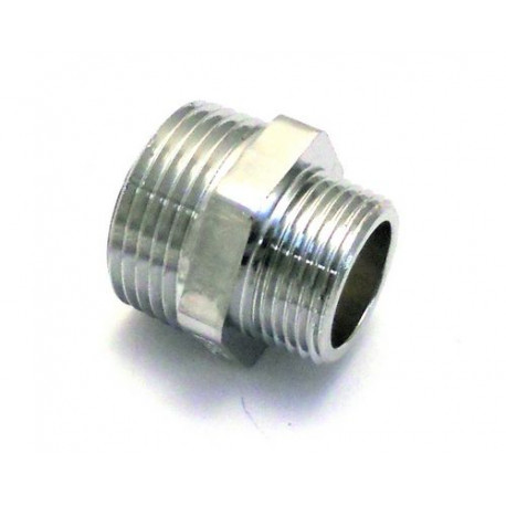 FITTING CHROME M/M 1/4 3/4 - IQ6773