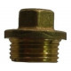 BOUCHON MALE 1/2' LAITON