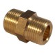 BRASS CONNECTOR 3/8MX3/8M LONG L:2.8MM SPECIFIC COFFEE. L:2.