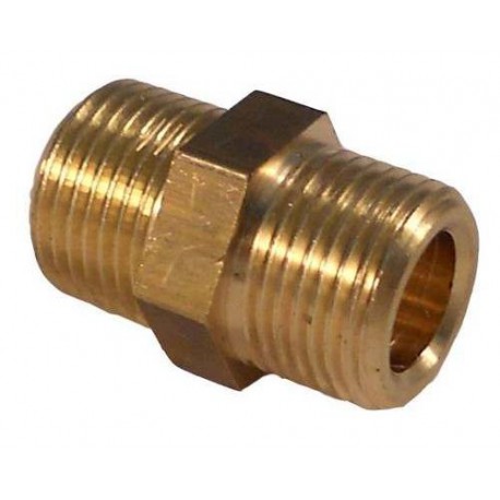 FITTING LONG L:2.8MM BRASS 3/8MX3/8M - IQ750