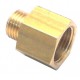 RACORES METALES DERECHO 3/8 F - 1/4 M