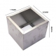 STAINLESS STEEL CONTAINER FOR COFFEE GROUNDS BOX VD2551 175X160X150