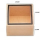 BIG SQUARE WOOD BASE 285X345X220 - IQ7017