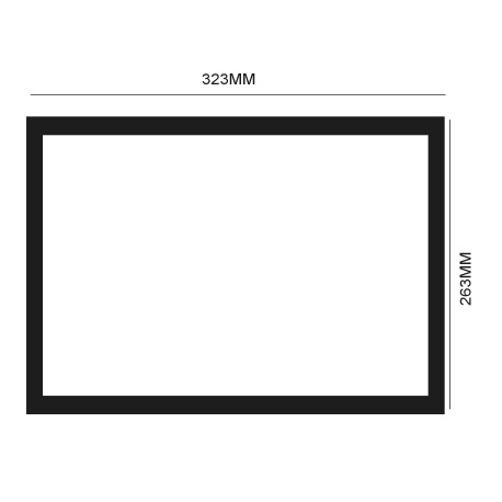 GUARNIZIONE GOMMA SCAT.RES.CAFFE 263X323 - IQ7018