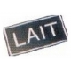LOT DI 10 ETIQUETTES ADHESIVES LATTE